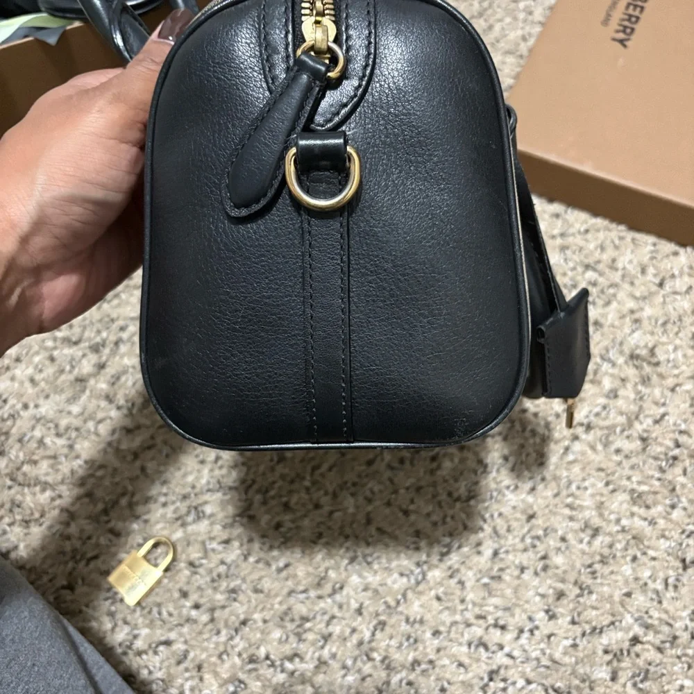 Burberry Beige and Black Plaid Handbag - Picture 4 of 15